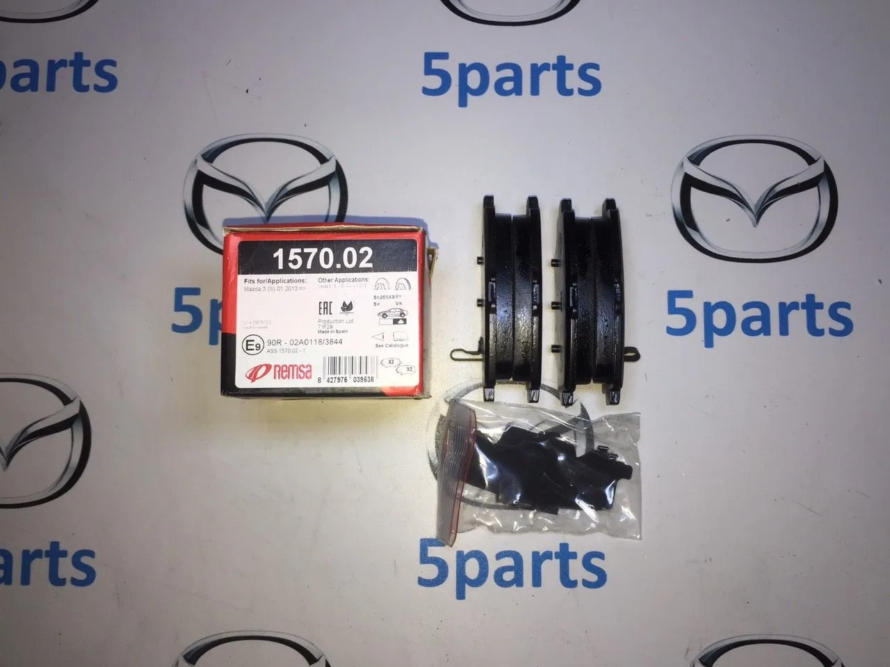 Колодки задние M3 (BM, BN) 2013-2018