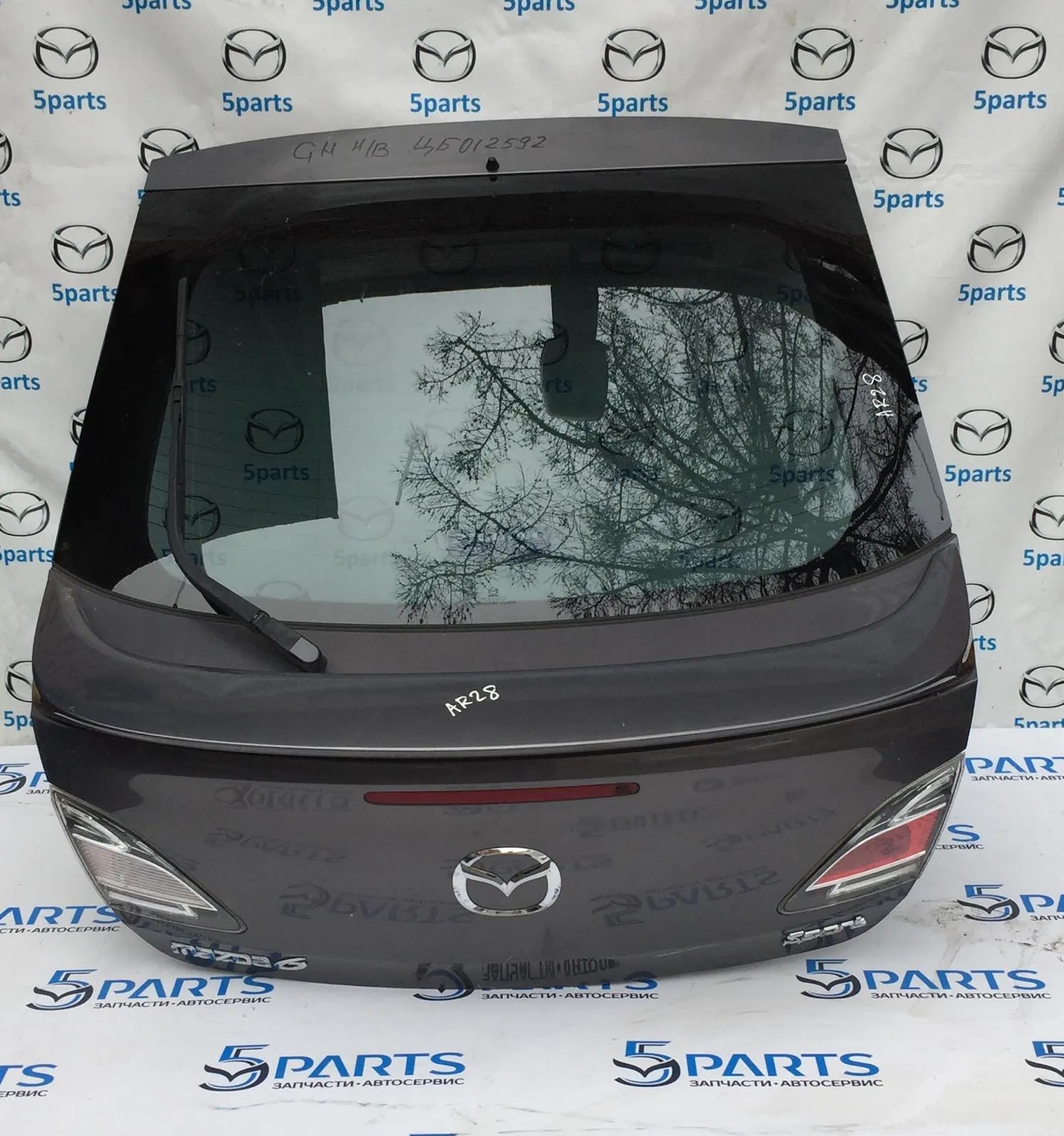 Крышка багажника M6 (GH) HB 2007-2012 SPORT  (в сборе)