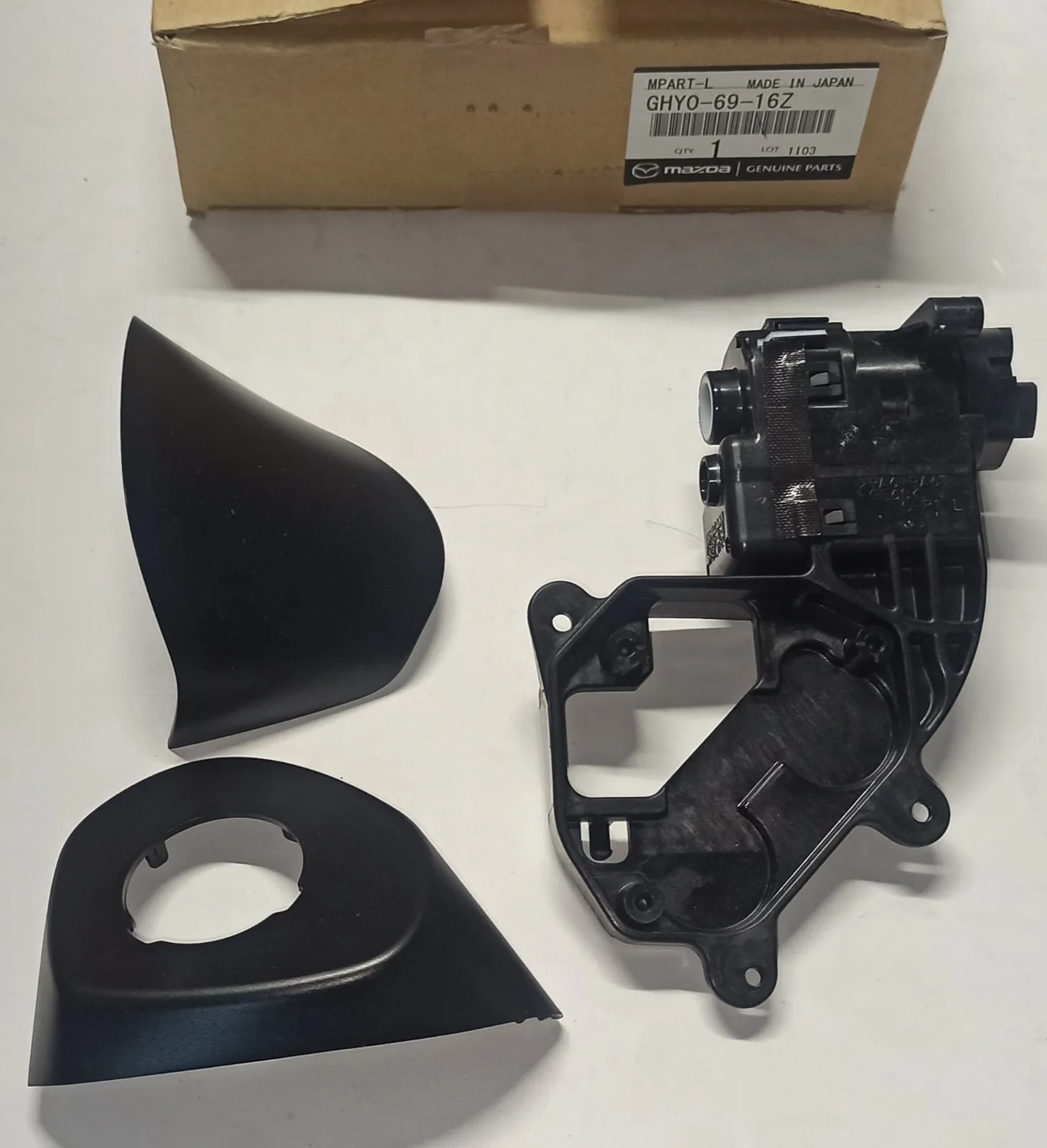 Ремкомплект механизма складывания зеркала левый M6 (GJ) 2012-2015