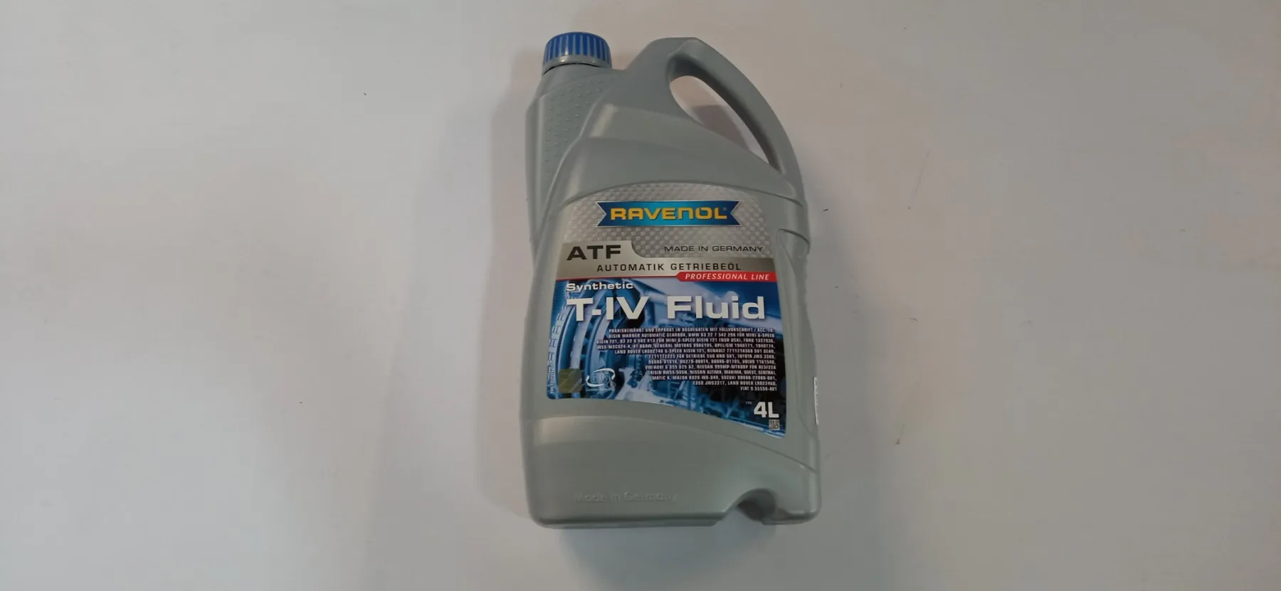Масло трансмиссионное RAVENOL ATF T-IV Fluid CX-7 (ER) 2006-2012 (4 л) Числится в литрах