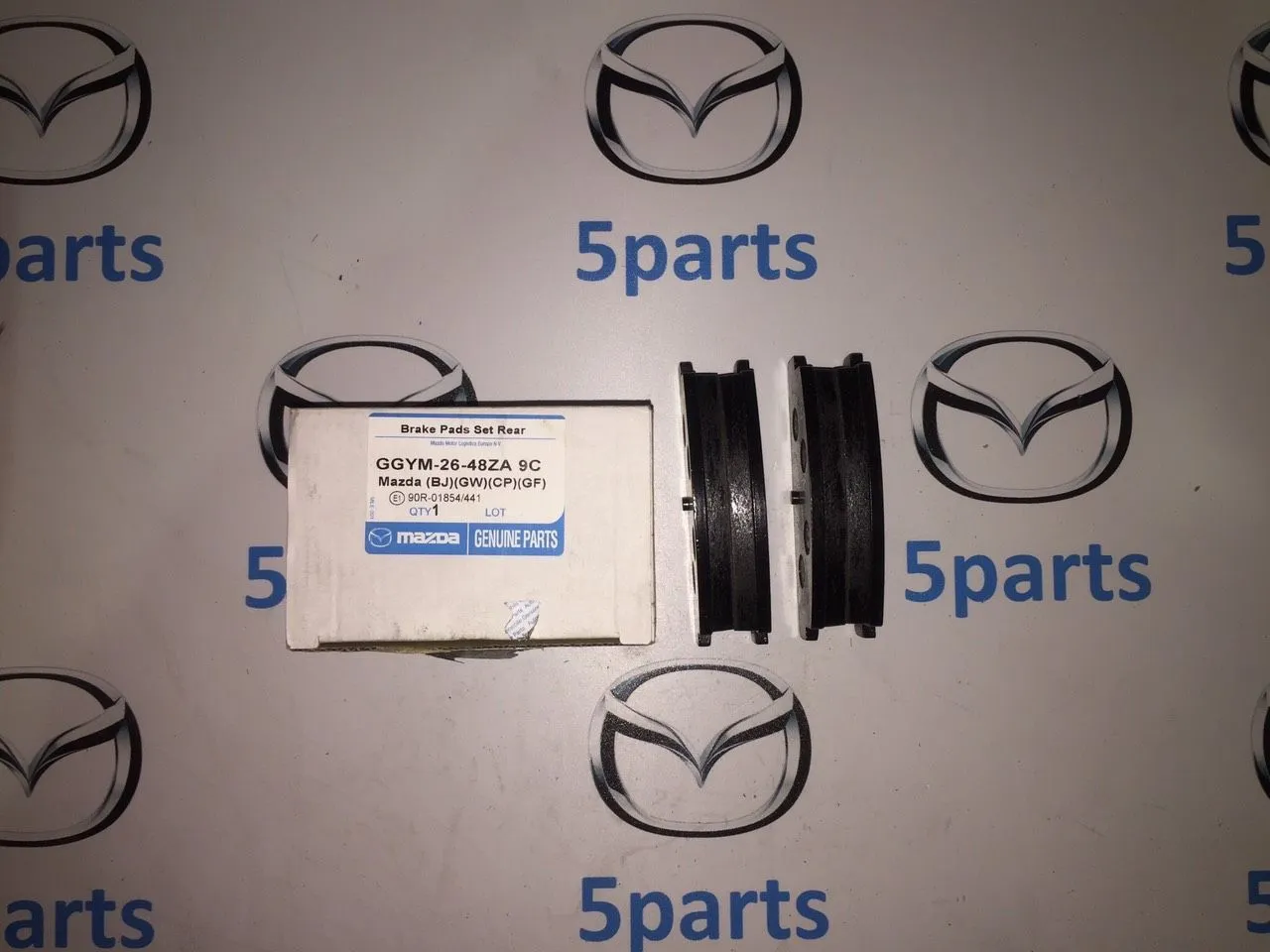 Колодки задние M6 (GG, GH) 2002-2012